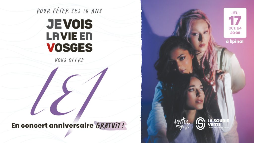 Concert LEJ x Je Vois la Vie en Vosges