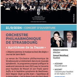  CONCERTS CLASSIQUES D'EPINAL: ORCHESTRE PHILHARMONIQUE DE STRASBOURG