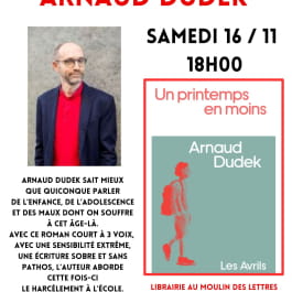 APÉRO-RENCONTRE-DÉDICACE AVEC ARNAUD DUDEK