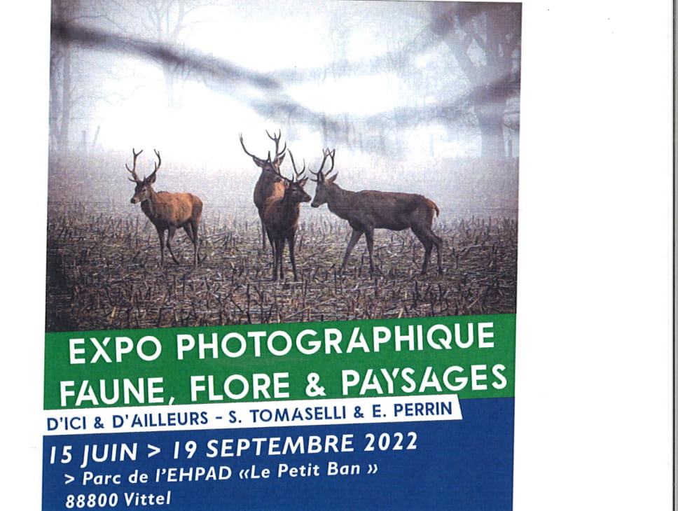 EXPO PHOTOGRAPHIQUE FAUNE, FLORE & PAYSAGES
