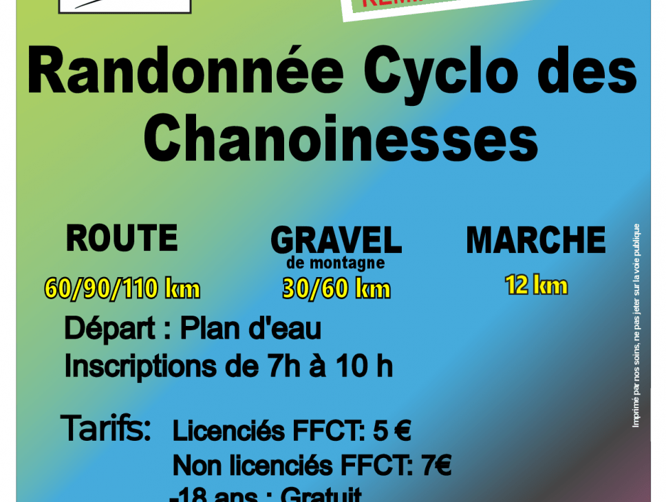 RANDONNÉE CYCLO DES CHANOINESSES