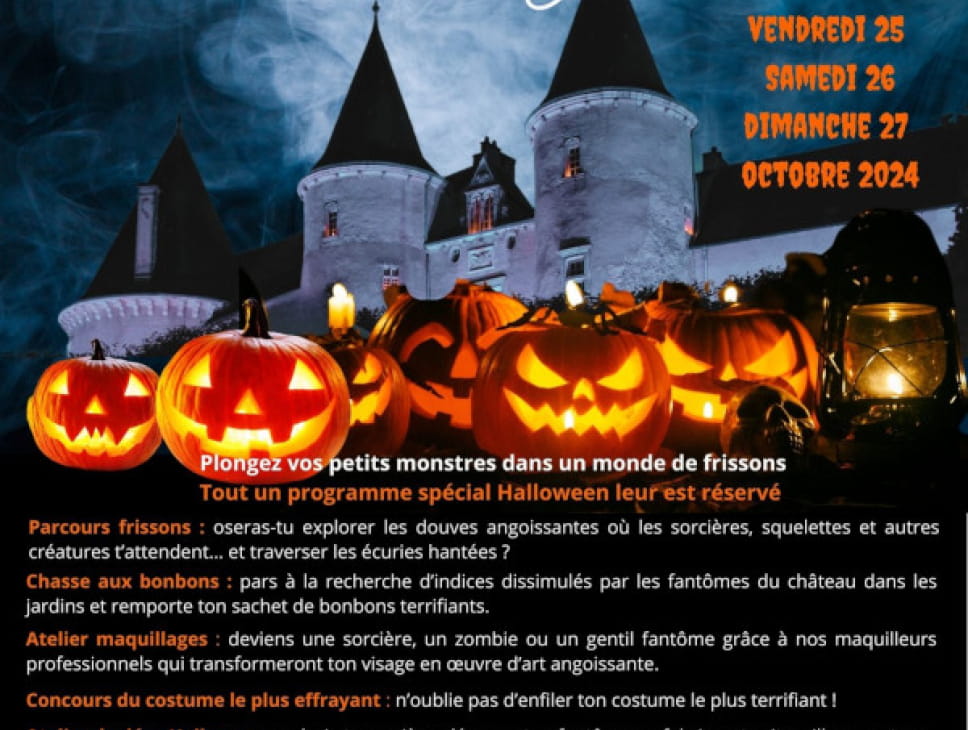 HALLOWEEN S'INVITE AU CHÂTEAU DE BOURLÉMONT