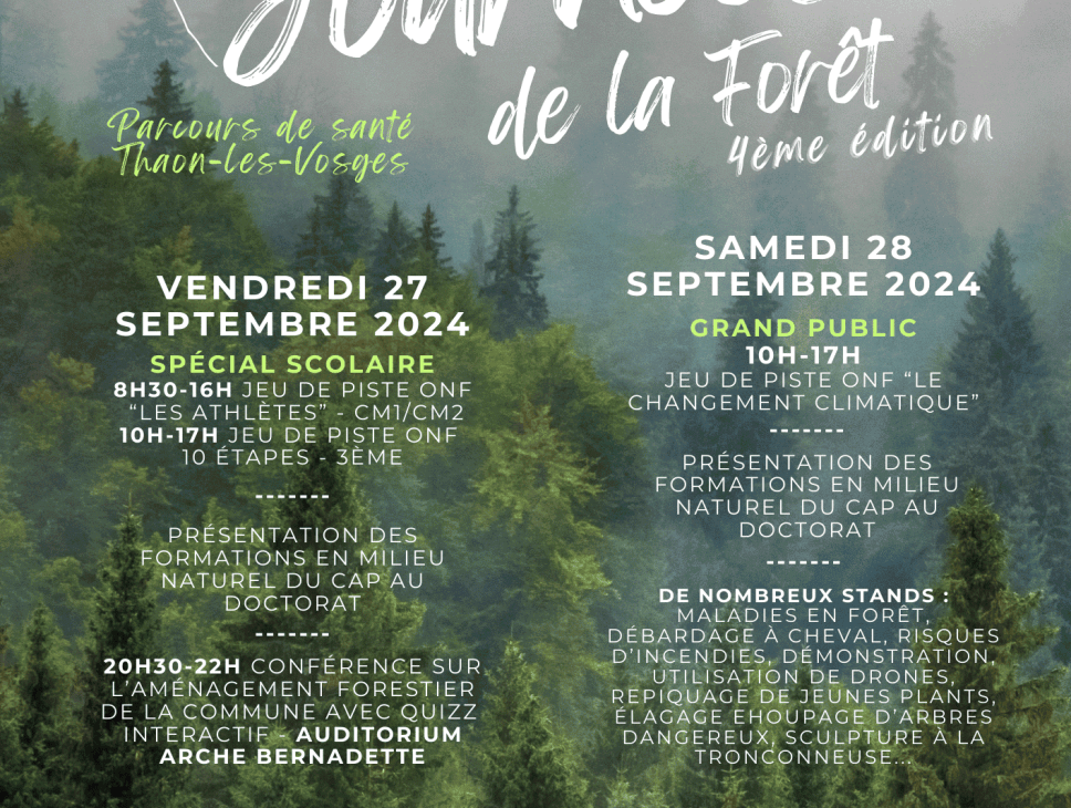 JOURNÉES DE LA FORÊT