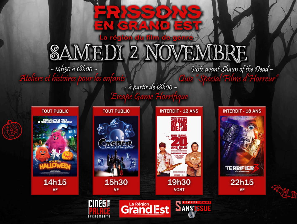 HALLOWEEN AUX CINÉS: FRISSONS EN GRAND EST