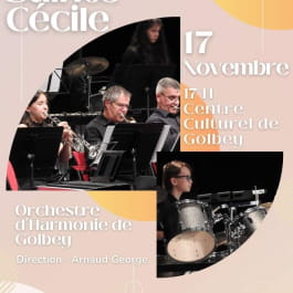 CONCERT DE LA SAINTE CÉCILE DE L'ORCHESTRE D'HARMONIE DE GOLBEY