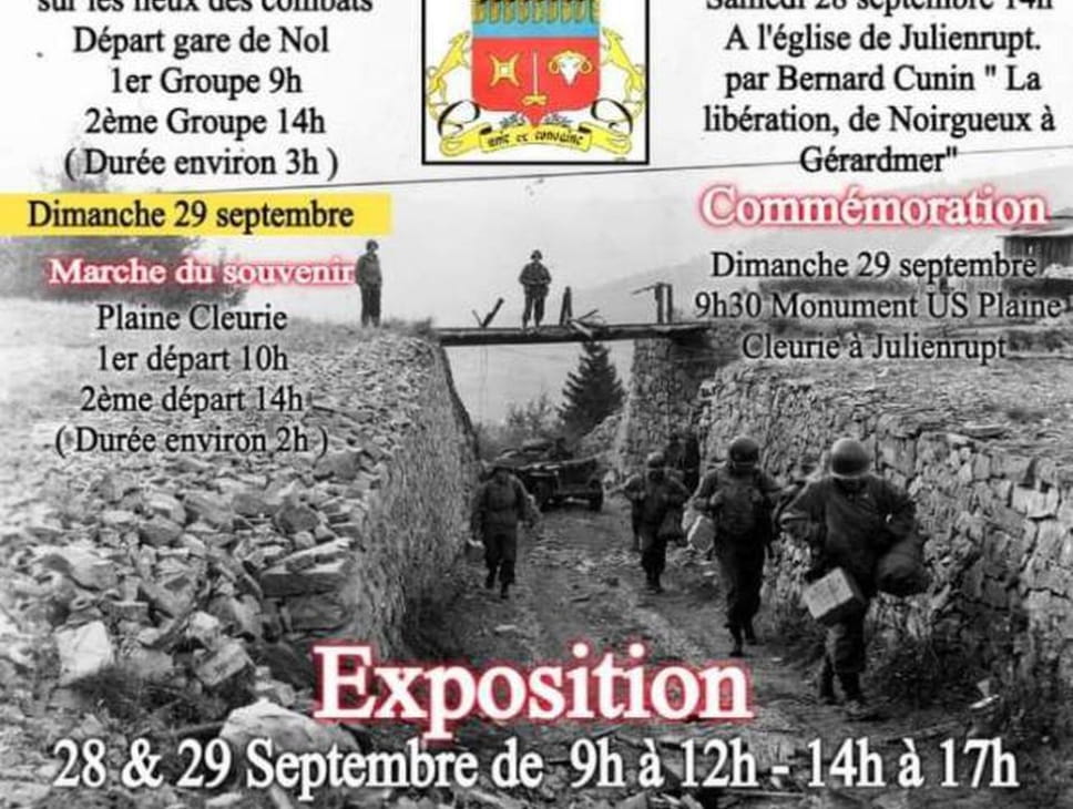 EXPOSITION 80 ANS DE LA LIBÉRATION DE LE SYNDICAT