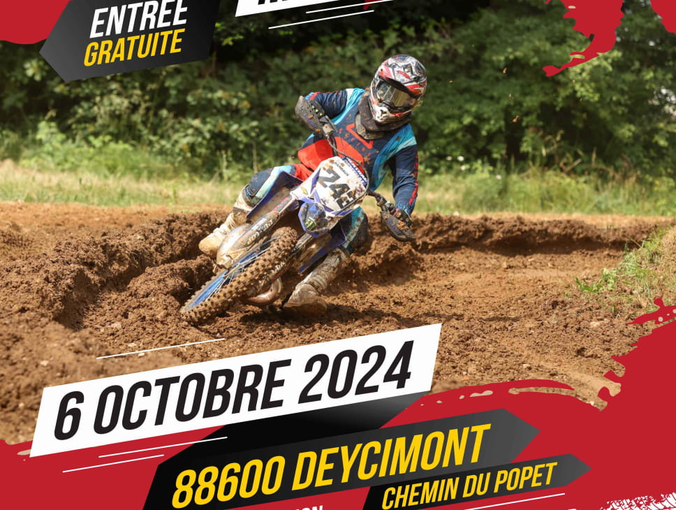 COURSE DE MOTOCROSS SUR PRAIRIE