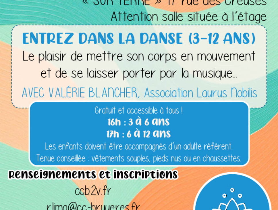 ATELIER DÉTENTE 'ENTREZ DANS LA DANSE' (SEMAINES DES FAMILLES)