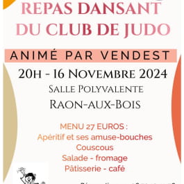 REPAS DANSANT DU CLUB DE JUDO