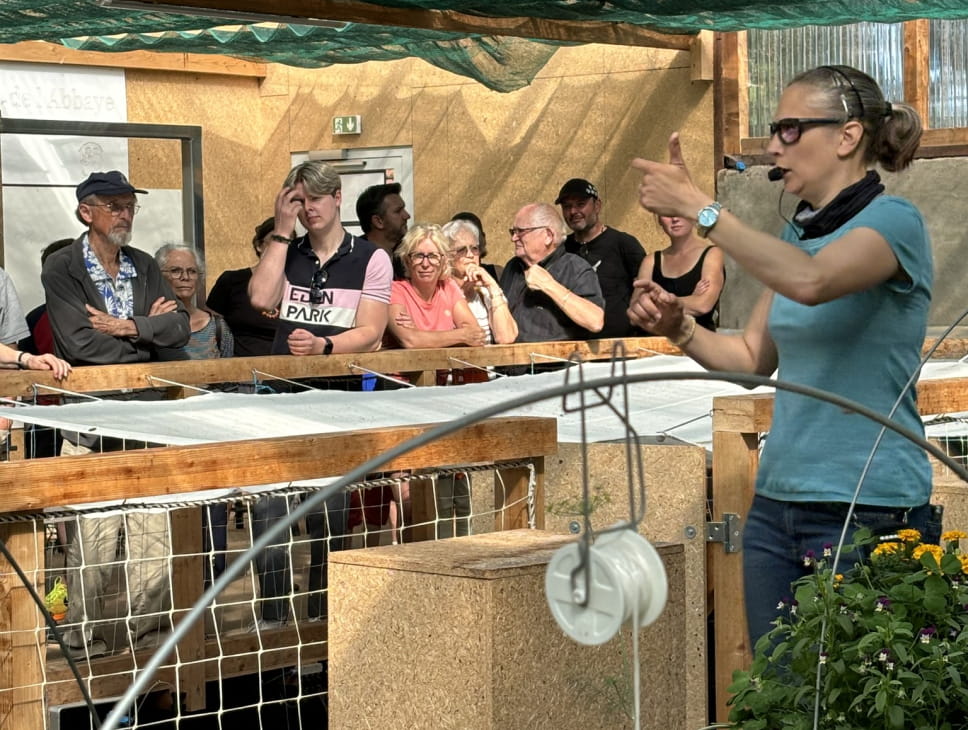 VISITE DE LA FERME AQUAPONIQUE DE L'ABBAYE !