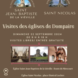 JOURNÉES EUROPÉENNES DU PATRIMOINE : VISITES LIBRES ÉGLISE SAINT NICOLAS