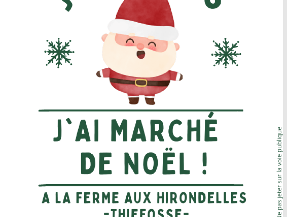 LE MARCHÉ DES PRODUCTEURS FÊTE NOËL