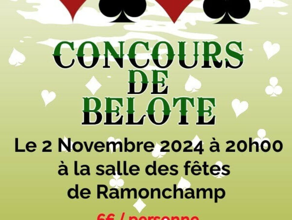 CONCOURS DE BELOTE